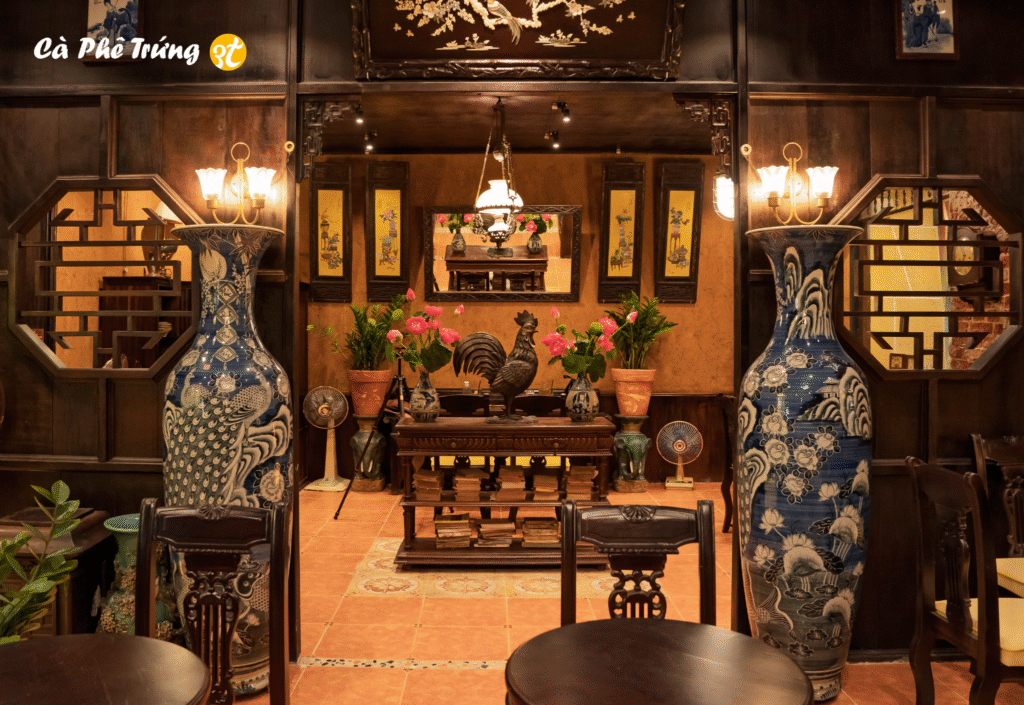 Không gian hoài cổ tại quán cà phê trứng 3T – vintage, ấm cúng và nhiều góc check-in đẹp