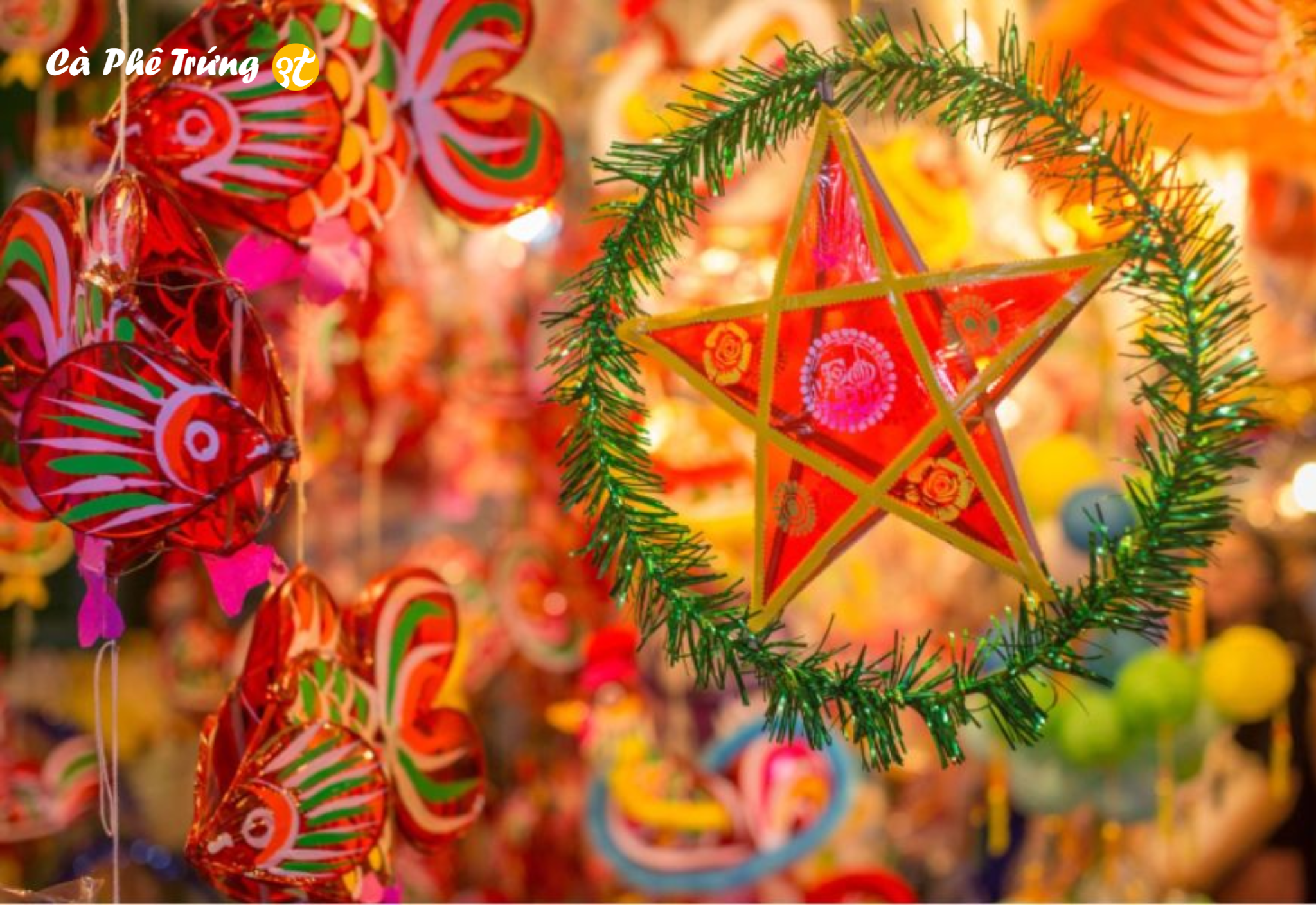 Đèn ông sao rực rỡ dịp Trung Thu