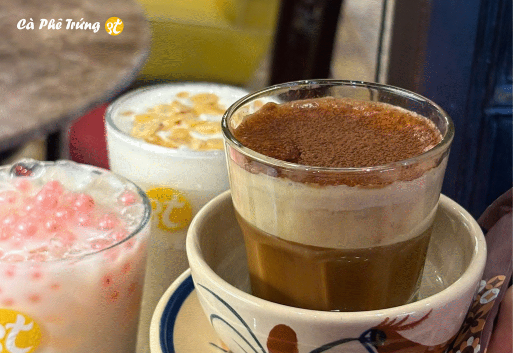 Cacao trứng nóng ngọt ngào cho người yêu sự tinh tế